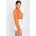 Ruffle Mock Neck Lace Top