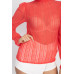 Ruffle Mock Neck Lace Top