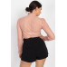 Ruffle Mock Neck Lace Top