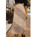 A Floral-print Woven Midi Skirt