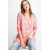 3/4 Sleeves Special Washed Boxy Cotton Slub Top