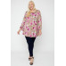 Floral, Bubble Sleeve Tunic