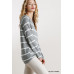 Striped Round Neck Long Sleeve Top