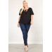 Plus Size Solid Top With A Necktie, Pleated Detail, And Flutter Sleeves
