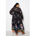 Tropical Print Maxi Dress