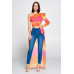 Tie Dye One Shoulder Top