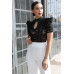 Lace Bodysuit W/front Key Hole Opening Details