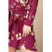 Floral Woven Button-down Collared Shirt Dress