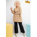 Leopard Printed Terry Knit Dress