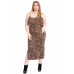 Leopard Print Cardigan & Dress Plus Size Set