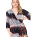 Tie Dye Wrap Plussize Romper