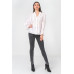 A Floral Eyelet And Solid Mixed Top