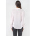 A Floral Eyelet And Solid Mixed Top