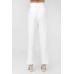 A Solid Pant Featuring Paperbag Waist With Rattan Buckle Belt