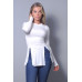 Sleek & Chic Fall Long Sleeve Slitted Top