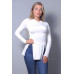 Sleek & Chic Fall Long Sleeve Slitted Top