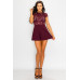 Floral Sheer Lace Combo Romper