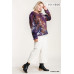 French Terry Tie-dye Raglan Long Sleeve Top With Raw Hem