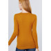Crew Neck Sweater W/rivet Button