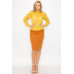 Organza Pleated Long Sleeve Blouse