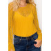 Lace Trim Shadow Stripe Bodysuit