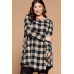 Soft Knit Buffalo Plaid Tunic Top