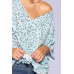 Leopard And Letter Printed Knit Top