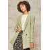 A Solid Woven Blazer Jacket