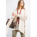 Terry Knit Upside Down Detailing Side Slits Pullover Tunic