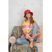Ombre Dye Terry Knit Banded Bottom Pullover
