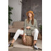 Leopard Printed Garment Dye Loose Fit Knit Top