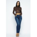 Knit Crop Top With Bottom Mesh