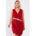 Sleeveless V-neck Asymmetrical Wrap Rhinestones Detail Fitted Mini Blazer Dress