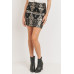 Sequence Pattern Mini Skirt