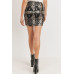 Sequence Pattern Mini Skirt