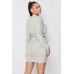 Ruched Long Sleeve And Skirt Set