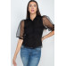 Contrast Dot Print Top