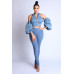 Puff Sleeve Hoodie Set