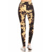 Yoga Style Banded Lined Tie Dye Print, Full Length Leggings In A Slim Fitting Style With A Banded High Waist.