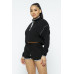 Sporty Crop Top Sporty High-waist Shorts Set