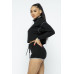 Sporty Crop Top Sporty High-waist Shorts Set