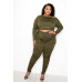 Off Shoulder Cropped Top And Ruched Leggings Sets