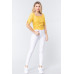 Elbow Slv Smocked Ruched Woven Top