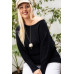 Round Neck Long Sleeve Solid Sweater