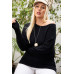 Round Neck Long Sleeve Solid Sweater