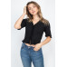 Button Down Flounce Hem Mini Cardigan