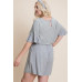 Plus Size Solid Rayon Modal Mini Romper