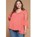 Solid Woven Babydoll Blouse