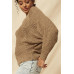 A Ribbed Knit Sweater