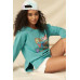 A Mineral Washed French Terry Graphic Sweatshirt